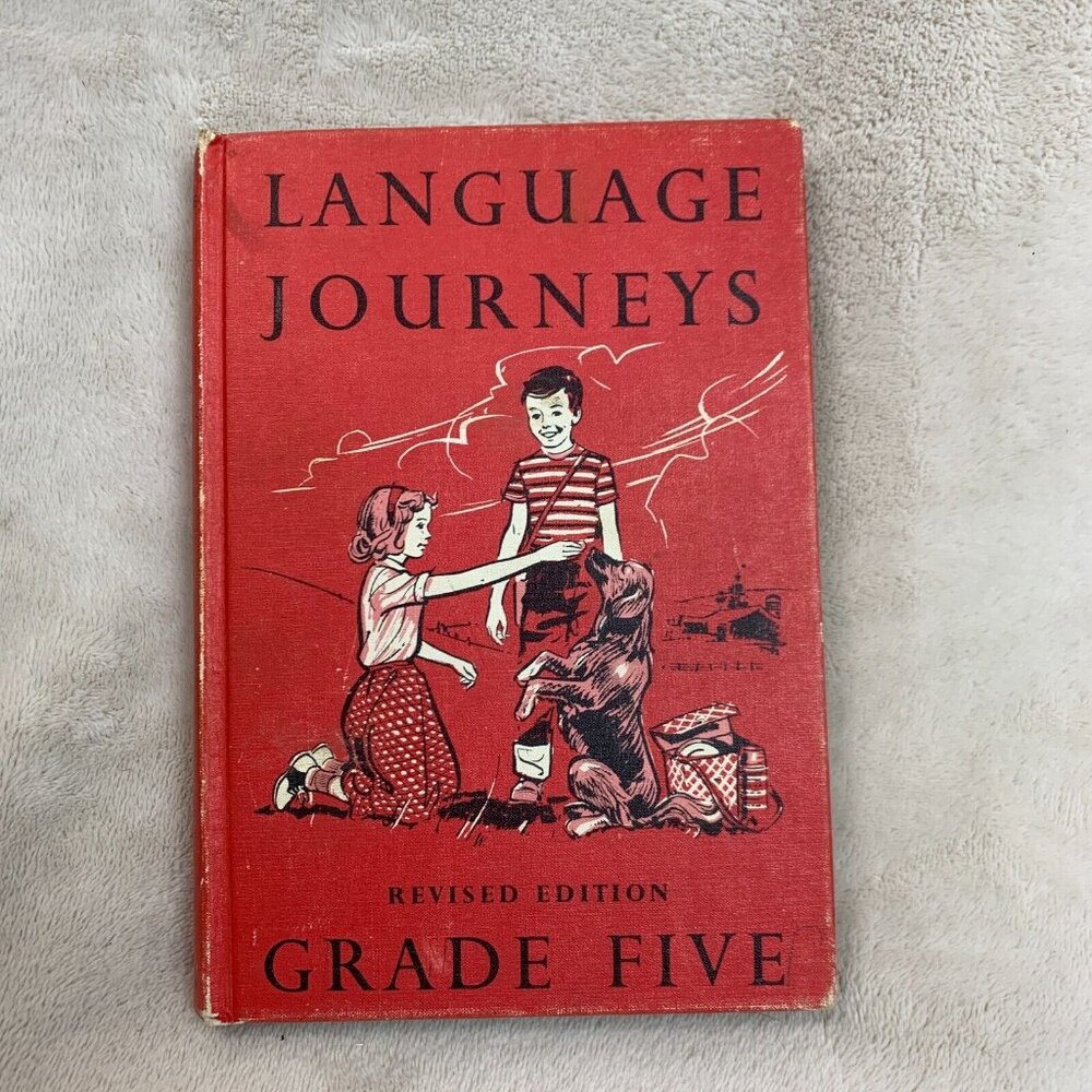 1959 Language Journeys Grade 5 Textbook Revised Edition Macmillan Canada